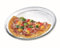 Plat à four pour pizza, dimensions Ø 320 x 20 mm - verre borosilicate - très haute résistance 6826 SIMAX