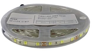 TEMPO DI SALDI Striscia LED Adesiva a Luce Fredda da 5 Metri, Ideale per Decorazioni