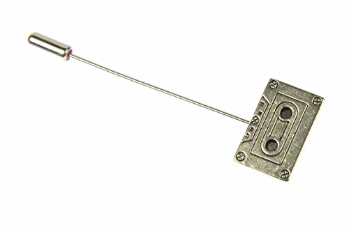 Miniblings Kassette Tape Musikkassette Musik Krawattennadel Krawattenhalter MC - Handmade Modeschmuck I Herrenschmuck Männerschmuck Schlipsklammer Krawattenklammer