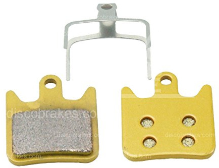 Sintered Hope TECH X2 Bike Disc Brake Pads with Spring, Compat DH XC,Copper Back
