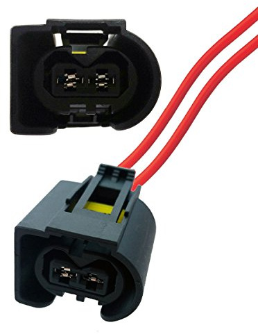 Stecker Einspritzdüse Diesel A1685452928 weiblich mit Kabel | kompatibel mit Mercede Injektoren 50290937, L-BW50290937, 1967412-2