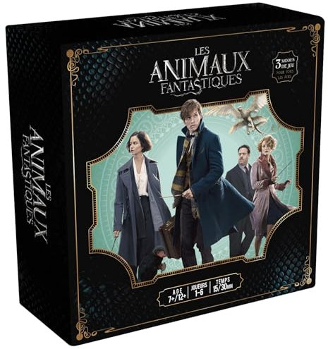 Topi Games - Les Animaux Fantastiques - Univers Harry Potter - Jeu de société - Jeu de plateau - Famille - A partir de 7 ans - 1 à 6 joueurs - ANF-569003