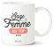 Manahia Mug Cadeau Sage Femme - Sage Femme au Top - Avec Boite Kraft - 330 mL, Céramique - Imprimé en France - Tasse Merci - Remercier les Soignants - Cadeau Hôpital - Accouchement