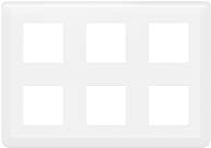 Legrand 078832L Mosaic Plaque de Finition pour 2x3x2 Module, Blanc