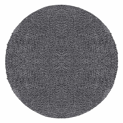 HomebyHome Teppich Rund Hochflor 160 cm Rund - Shaggy Teppich Wohnzimmer Grau Extra Weich und Flauschig - Langflor Teppiche für Schlafzimmer, Küche, Flur - Carpet, Halı, Kilim