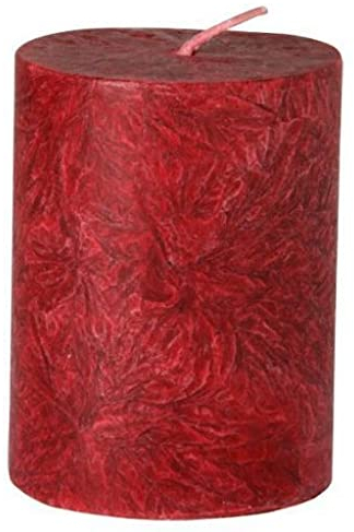Kerzenfarm Hahn Stearin-Stumpen, Rot, 90x50, Unparfümiert