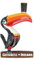 Guinness Official Merchandise 3D Designed Toucan Resin Magnet
