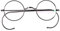 Agstum Blue Light Blocking Reading Glasses, Small Round Wire Rim Readers for Computer Use Anti-Glare Cut UV400