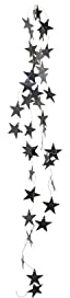 House Doctor 257870231, Girlande, Star, Schwarz, Eisen, Messing