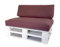 Mayaadi-Home Sitzkissen MH-UQ-01 Weinrot 80x60x15 cm