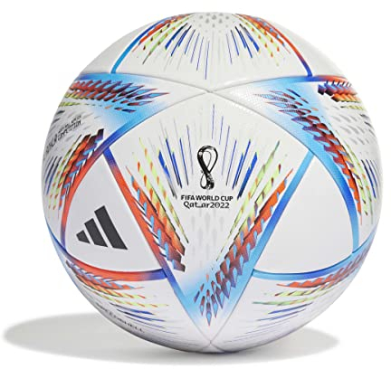 adidas Unisex Ball Rihla COM, White/Panton, H57792, 4 EU