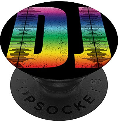 DJ Bass Musik Plattenspieler Rock Kopfhörer Party Sound Deejay PopSockets mit austauschbarem PopGrip