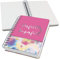 SIGEL JN609 Spiralblock A5 dotted, Notizblock Bullet Journal Jolie, 120 g/m², pink, Batik, dickes 120g Papier, 240 Seiten, vegan, aus nachhaltigem Papier hergestellt