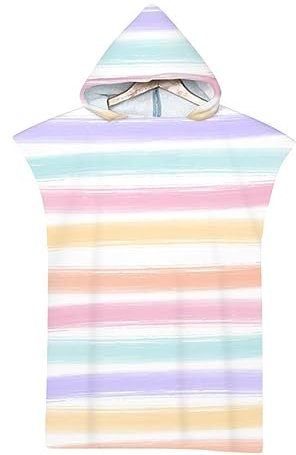 Strandtücher für Erwachsene, Mikrofaser, Kapuzenhandtuch, Erwachsene, Mädchen, Strandtuch, schnelltrocknend, Surf-Poncho für Surfen, Strand, Schwimmen, Outdoor-Sport, Strandtuch (75x110 cm, Rosa)