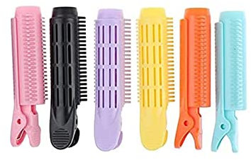 6 Pcs Hair Root Clips ABS Fluffy Clamp Comb Shaped Hair Clip for Women Girl Curly Hair Styling Design