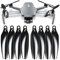 Master Airscrew Stealth Propeller kompatibel mit Hubsan Zino Mini Pro & SE - Schwarz, 4 Propeller im Set