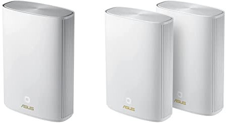 ASUS ZenWiFi XP4 Whole Home Mesh WiFi 6 System (3 Pack Blanco): Cobertura hasta de 230m2, configuración Sencilla, Seguridad de Red Gratuita de por Vida y Controles parentales