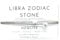 Zodiac Crystal Bracelet - Star Sign Crystal Bracelet - Natural Gemstone Zodiac Bracelet (Libra)
