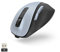 Hama ergonomische Maus (Funkmaus, 6 Tasten, 2,4GHz, BlueWave, 800/1200/1600dpi, optische Maus kabellos, Wireless, Maus ergonomisch, Computermaus, für Laptop/PC, Akku, Rechtshänder) polarblau