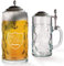 GRAVURMACHER® Boccale per birra con incisione e coperchio in peltro – Boccale da birra Isar 0,5 l con coperchio in peltro – Boccale per birra come regalo per la festa del papà – regalo di compleanno