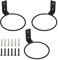 Pamtns Blumentopfhalter Wand 3 Stück Wandhalterung Blumentopf Wand Ring Pflanzer Rack Halterung Klappring Blumentopfgestell Metall Blumentopf Haken für Haus Balkon Garten Outdoor