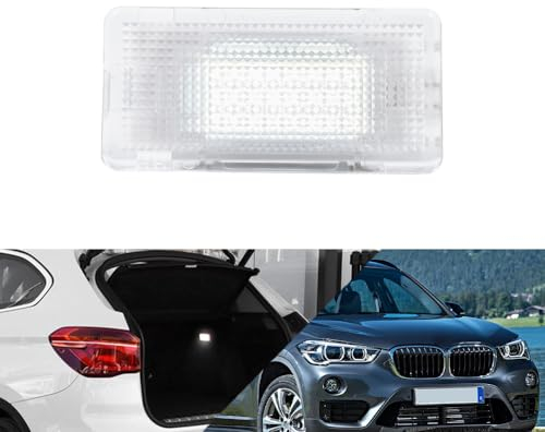 NSLUMO Luz LED blanca para maletero de BMW X1 E84 F48 X2 F39 X5 E53 Mini Cooper F55 F56 F57 1 módulo LED SMD para compartimento de equipaje, lámpara de cortesía
