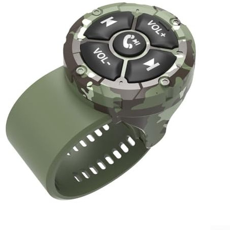 DAZZLEEX Botón multimedia inalámbrico para coche, mando a distancia para moto, bicicleta, coche