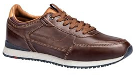 LLOYD Herren Schnürschuhe EDITTA, Männer Businessschuhe, lose Einlage,Freizeit,Schnuerschuhe,Schnuerer,straßenschuhe, Dark Brown, 46 EU / 11 UK