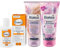 Balea 3er-Set Hautpflege: Beauty Expert UV-PROTECTION FLUID mit 3-fach Hyaluronsäure, LSF 50 (50 ml) + Schimmernde Bodylotion ETERNAL SUMMER (200 ml) + Körperlotion LIFE IS FAIRYTALE (200 ml), 450 ml