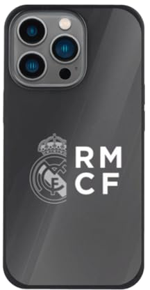 Real Madrid Premium iPhone 14 Pro Case to Protect Your Mobile Phone, Flexible Silicone Layer with Official Real Madrid Licence