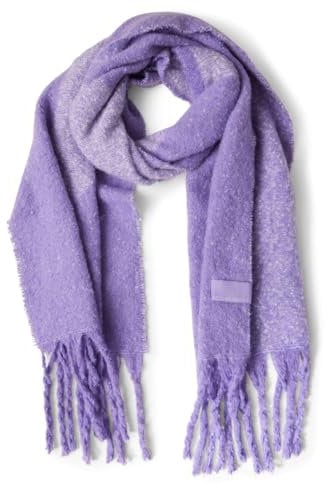 CECIL Damen B572651 Cozy Jacquard Scarf, Gentle Lilac, A