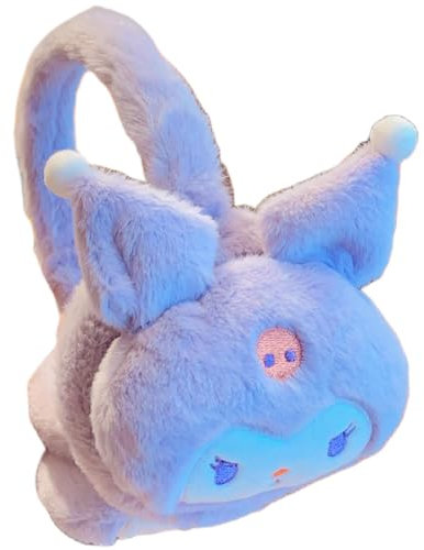 FEIFEI'S BOW Cache-oreilles Spider Elsa en polaire thermique pour enfants garçons et filles, violet, taille unique