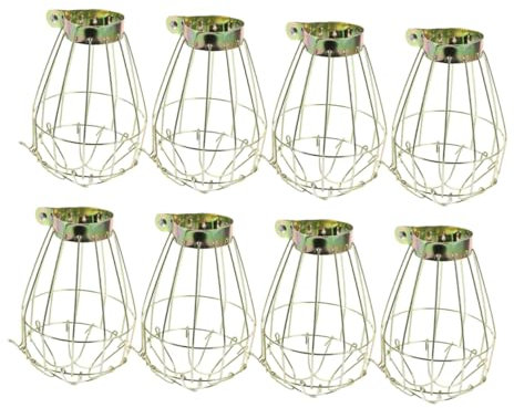 Hemobllo Vogelkäfig-leuchten-set 8-teilig Eisen-lampenschirme für Wohnzimmer Schlafzimmer Esszimmer