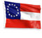 Flaggen, 7,6 x 12,7 cm, 3 x 5 cm, Outdoor-Flagge und Dekoration, Südstaatsflagge, Sterne