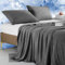 Marchpower Cooling Blanket, Arc-Chill 3.0 Cool Fiber Summer Blankets, Q-Max>0.5 Double-sided Lightweight Cool Blanket for Night Sweats Hot Sleeper Adult Kids, Breathable Comfort, 200x220cm, Black
