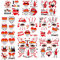ZELAITE Gesichtstattoo Karneval, Face Tattoo Kölle Alaaf, 10 Blatt Kölner Karneval Kostüm Damen Herren Gesicht Aufkleber, Erwachsene Kinder Fasching Schminke Accessoires (D)