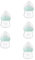 COOPHYA 5 Stück Babyflasche aus Glas flaschen babyflaschen Babyflasche mit Anti-Kolik-Design glasflasche Anti-Kolik Glasflasche Milchflasche schnuller