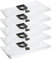 Lot de 5 sacs à poussière efficaces pour aspirateur Karcher NT 30/30 L 30 L en tissu non tissé pour enlever la poussière