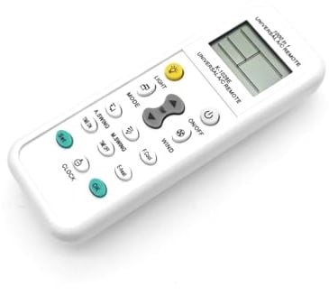 JZK Telecomando universale di ricambio per condizionatore d'aria, telecomando A/C 1000 in 1 per Fujitsu, per SHARP, per Daikin, per LG, per Hisense, per Gree, per Midea, per Sanyo, per Panasonic