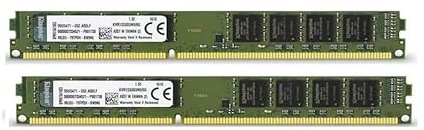 Kingston 16GB (2X 8GB) DDR3 1333MHz PC3-10600 Desktop RAM Speicher Kit 240-Pin DIMM – KVR13N9K2/16 – perfekt passend – 10 Jahre Garantie