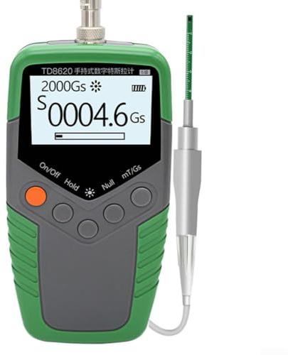 Digitales Gauss-Messgerät TD8620, leicht und geringer Stromverbrauch für Permanentmagnetmessungen (5%)