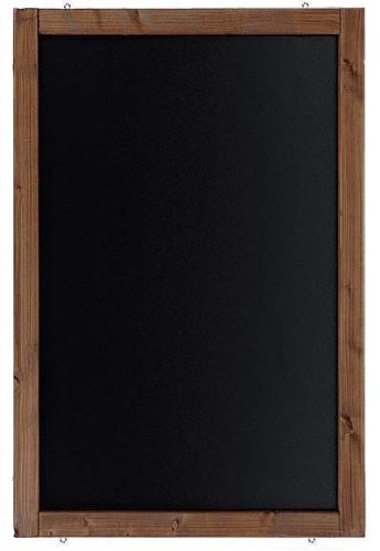 Rustikale Tafel Kreidetafel Wandtafel Küchentafel mit Holzrahmen zur Beschriftung mit Kreide im Landhausstil 60x120cm Kolonialfarben