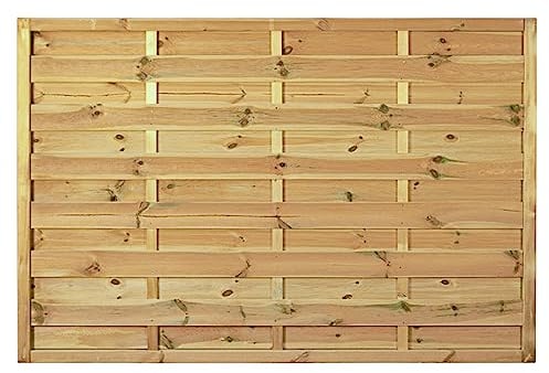 Tetzner&Jentzsch Maxi-Massiv-Zaun grün 180 x 120 cm Rahmen 45/45 mm Lamellen geriffelt & geschraubt