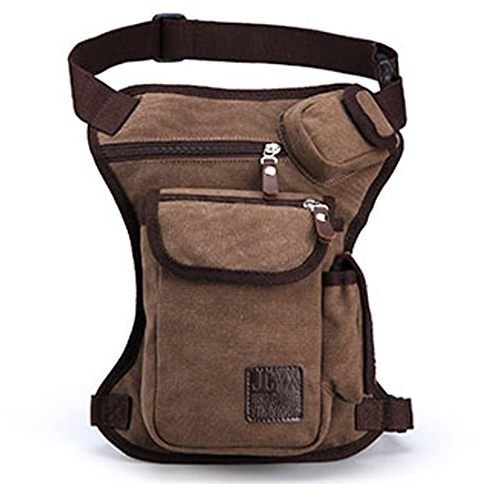 Leinwand Hüfttasche Drop Beinbeutel für Männer Frauen Outdoor Travel Tactical Motorrad Bike Radfahren Wandern Camping Oberschenkel Taschen Beutel