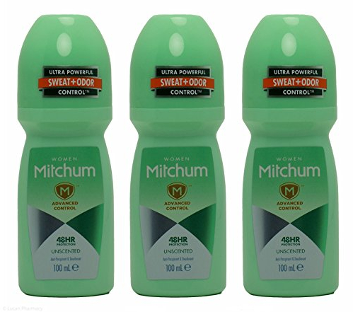 Mitchum AdvancedTM Deodorant Antitranspirant 48 Stunden ohne Parfüm, 100 ml, 3 Stück