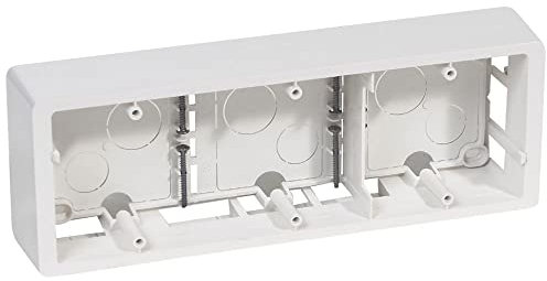 Legrand - Cadre 3 postes horizontal ou vertical pour pose en saillie Céliane - Blanc
