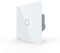 LIVOLO Blanc Interrupteur de Lumière avec LED Affichage Light Capteur Tactile Panneau Verre Cristal EU Interrupteur Standard 1 Gang 1 Voie