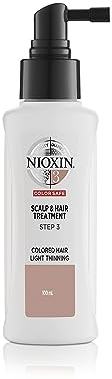 Nioxin 3-Part System, System 3 Coloured Hair with Light Thinning, Hair Thickening Treatment, Scalp Therapy, Scalp & Hair Treatment 100ml