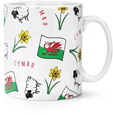 Wales Country Pattern 10oz Mug Cup