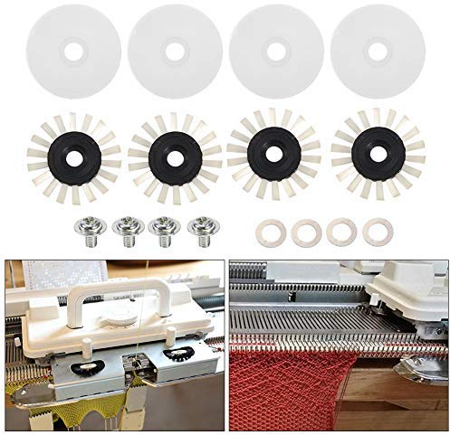 16pcs Strickmaschine Zubehör mit Unterlegscheibe Rundbürste Abdeckung Rundbürste B und Schrauben für Silver Reed SK280 SK840 SK580Teile